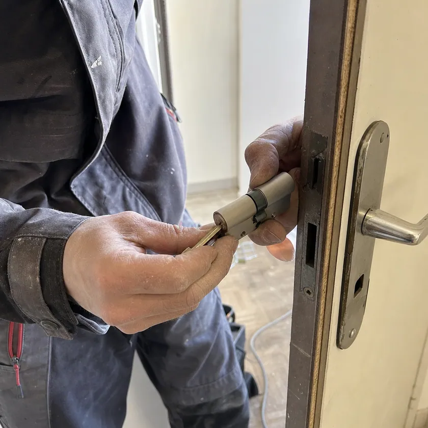 installation cylindre neuf avec clé d'essai